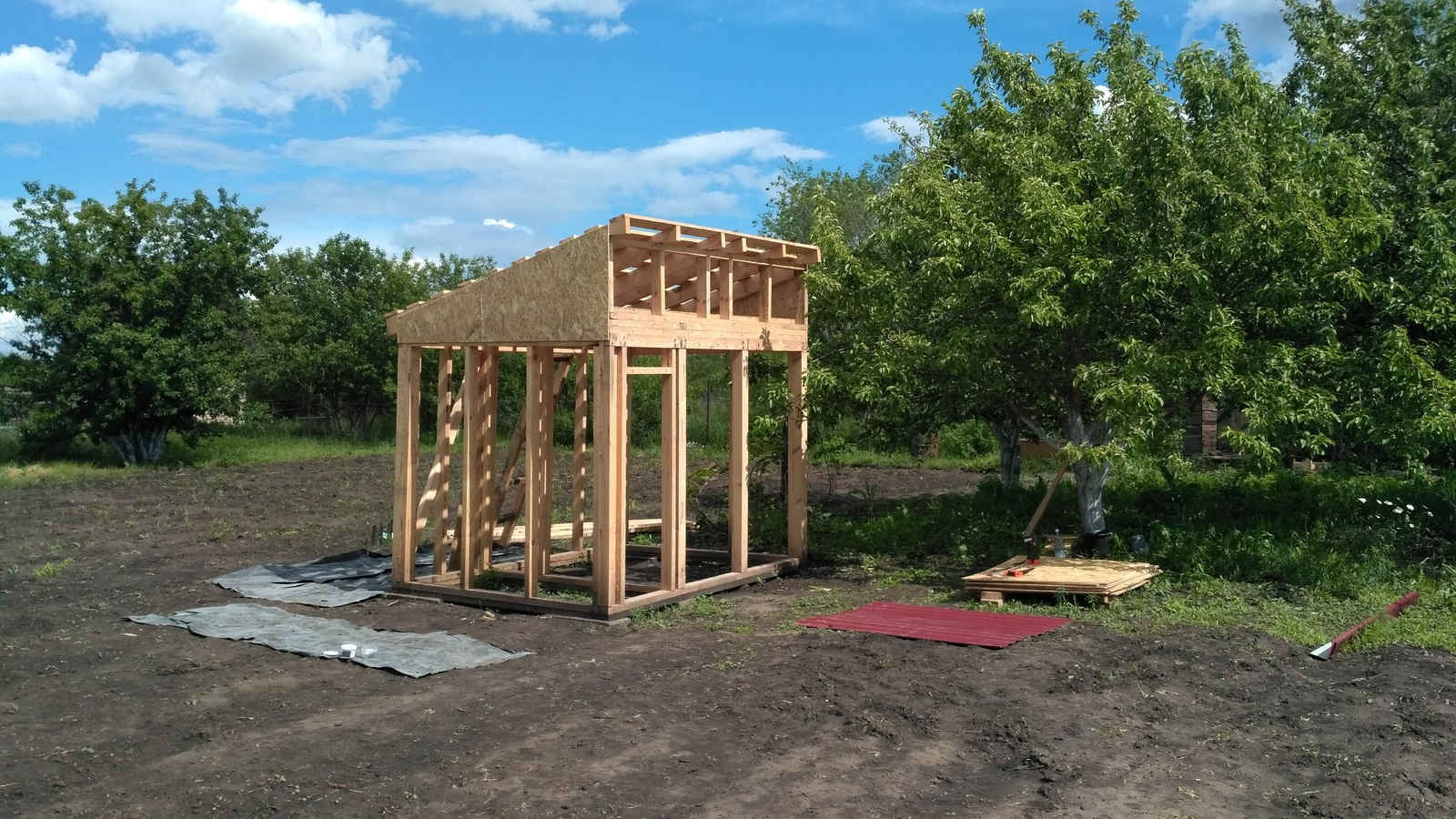 Work in the country - My, Dacha, Building, Place to rest, Alcove, , Longpost, With your own hands, Rukozhop