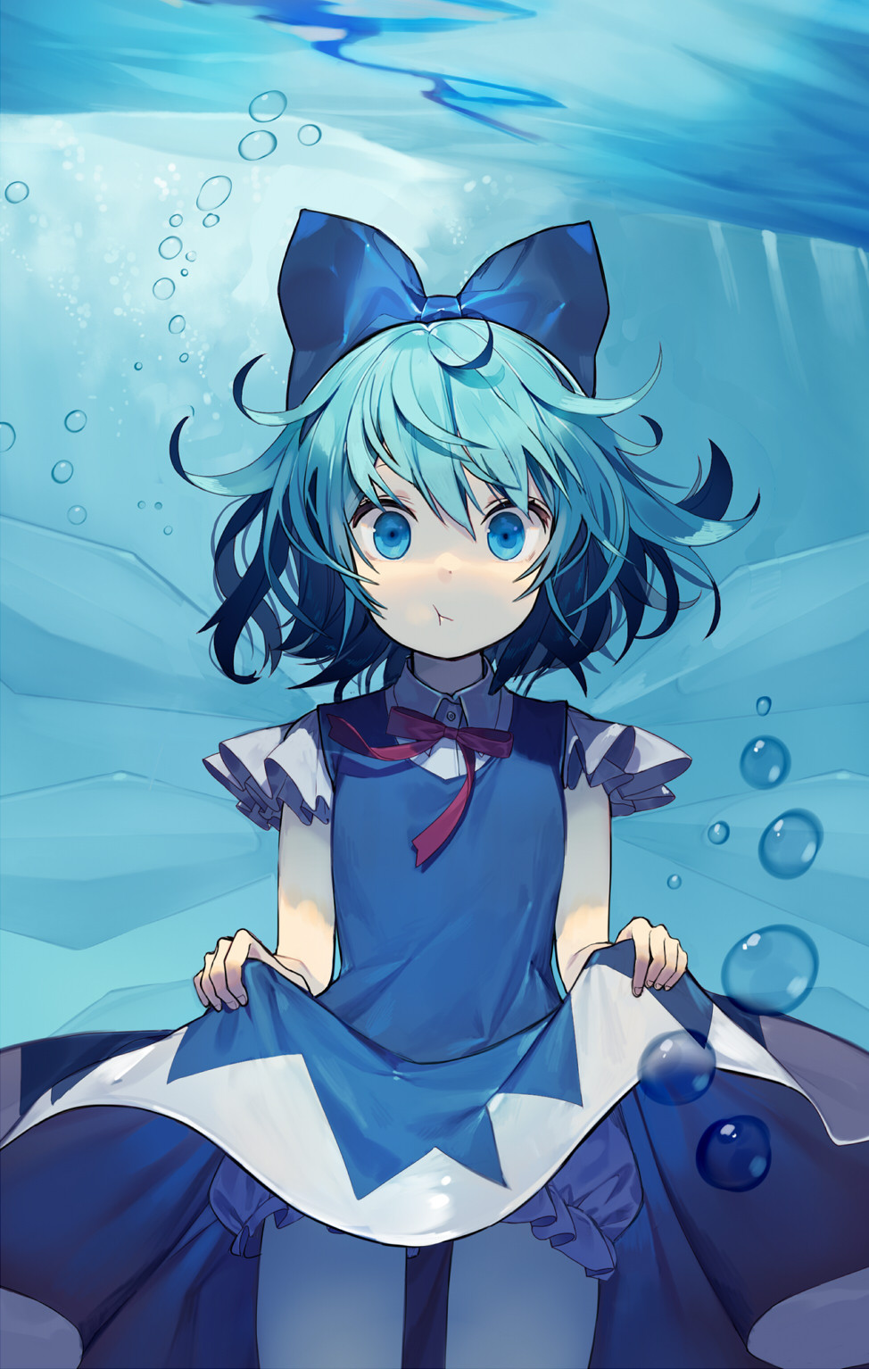 Cirno - Аниме, Арт, Anime Art, Touhou