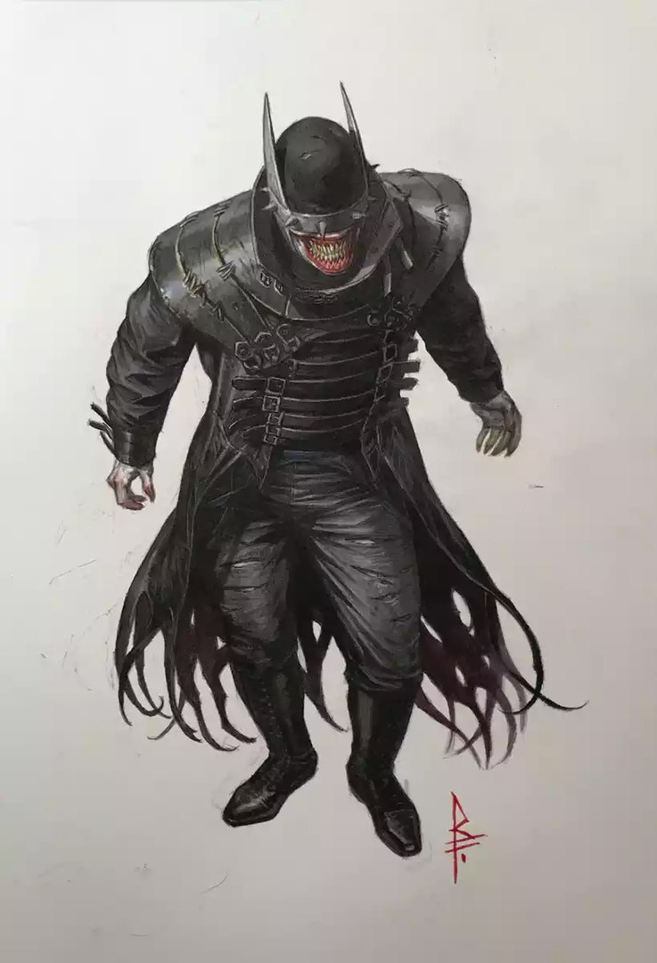 Scary hybrid of Batman and the Joker in The Batman Who Laughs - Dc comics, Comics, news, Art, Hybrid, Joker, Batman