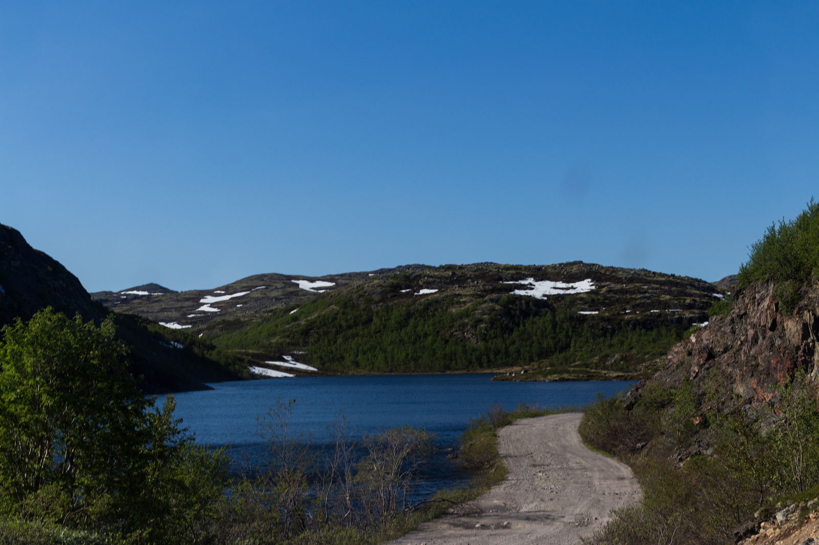 Peninsula Middle. - My, The photo, Peninsula Middle, Waterfall, Road, Canon 650d, 18-135, Longpost