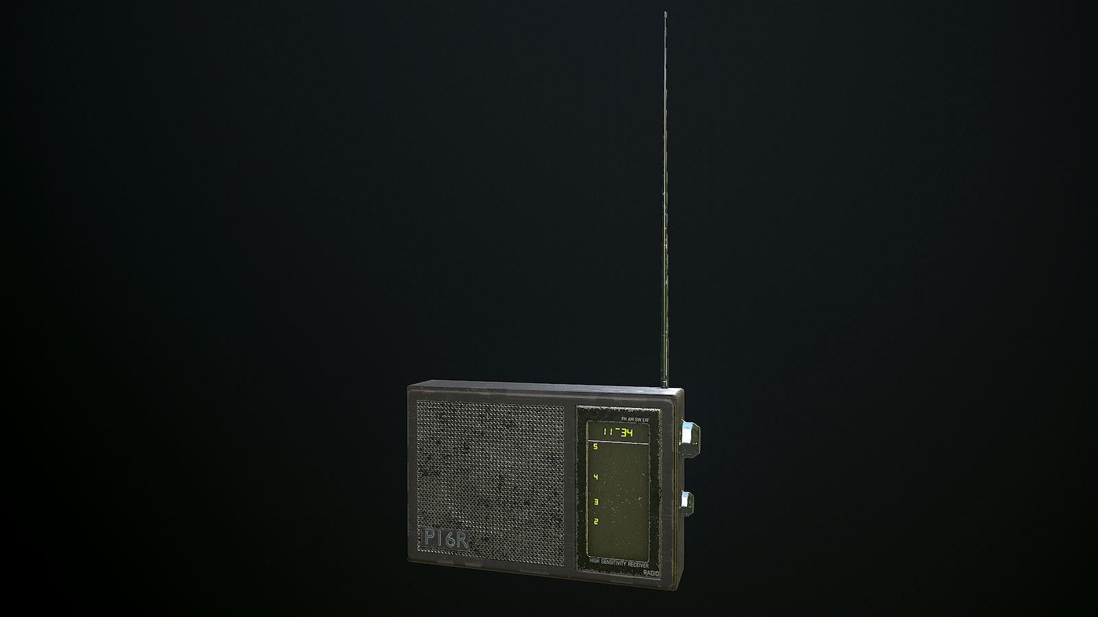Some kind of radio - My, Computer graphics, Blender, Props, Longpost