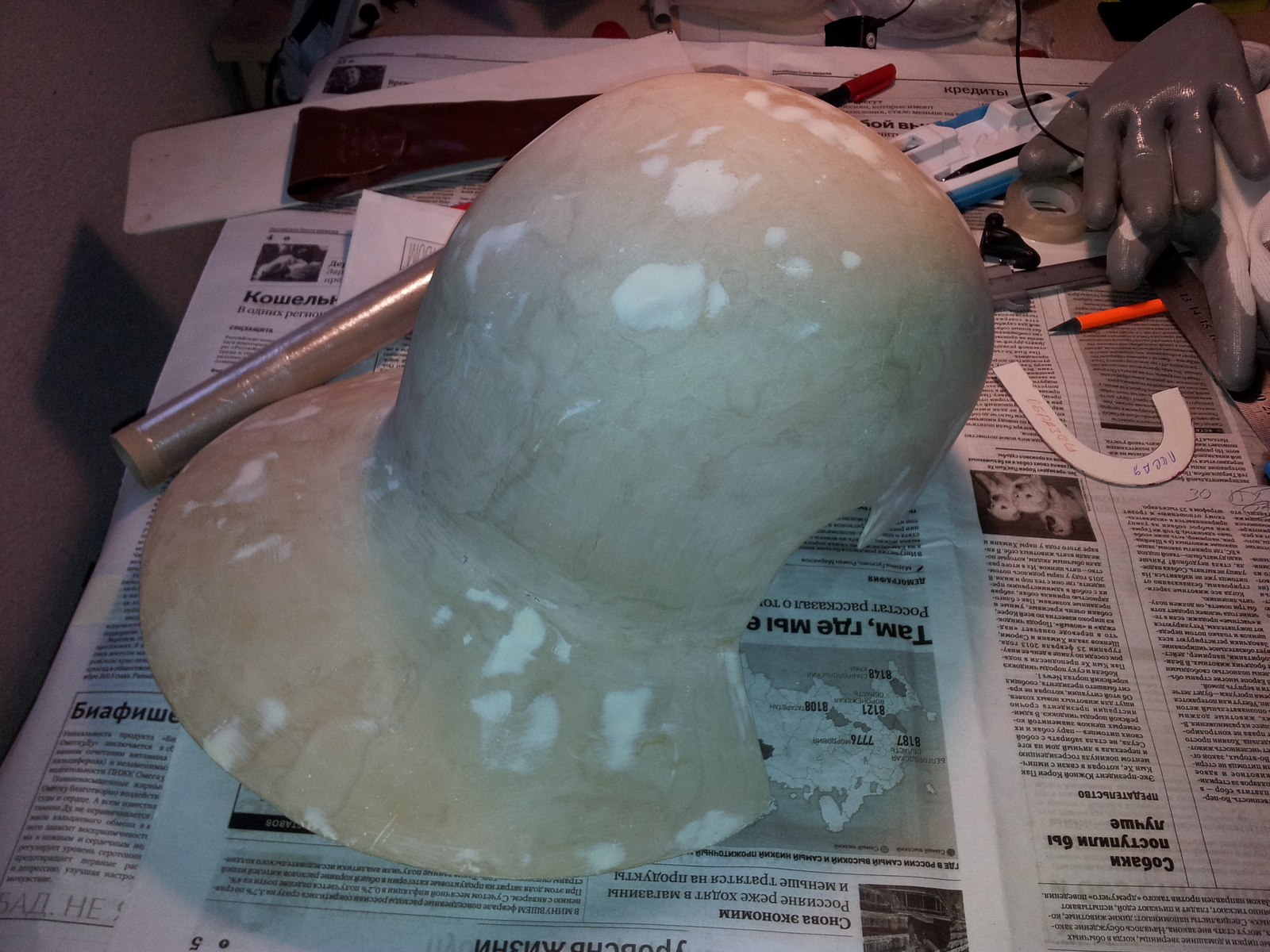 Pepakura:Imperial Roman Helmet - My, Pepakura, , , Papercraft, Cosplay, Handmade, Longpost