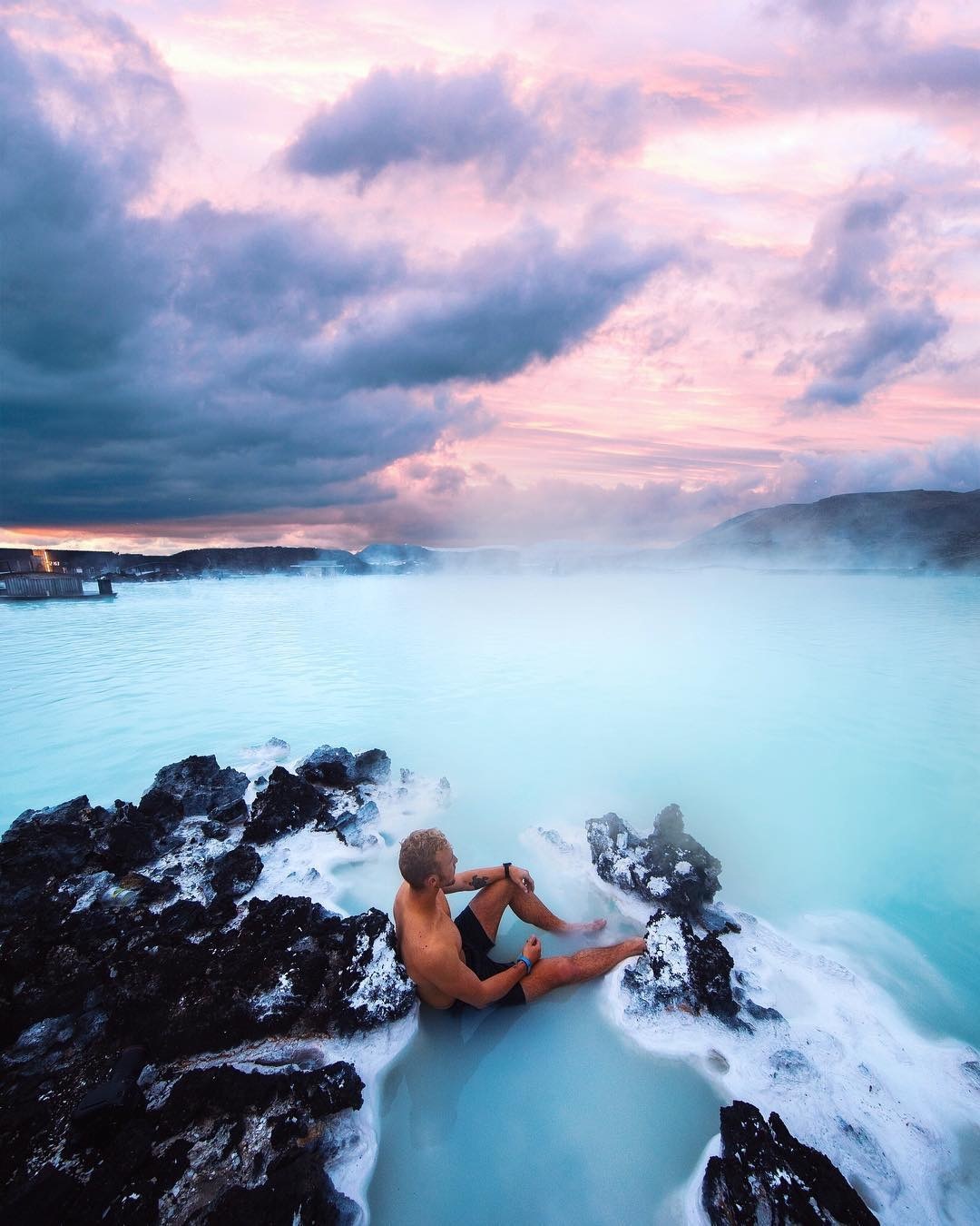 Stumbled on the Internet, decided to just share - Blue Lagoon Iceland - Blue Lagoon, Iceland, beauty, Thermal springs