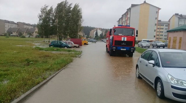 Flooding in the village of Naroch. - Naroch, Flood, 