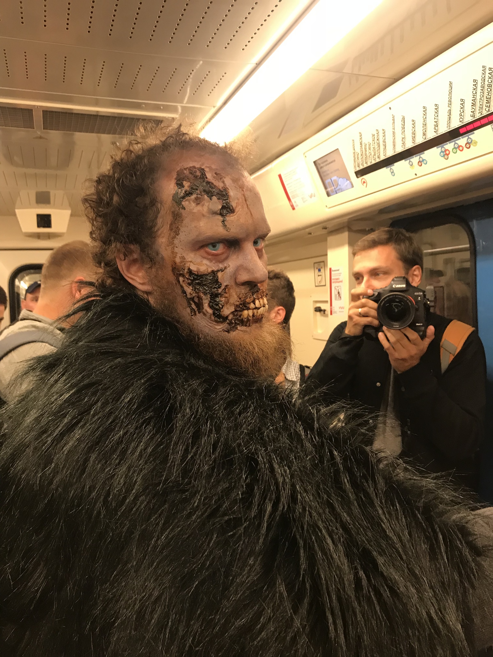 The winter is coming - My, Game of Thrones, White walkers, Metro, Longpost