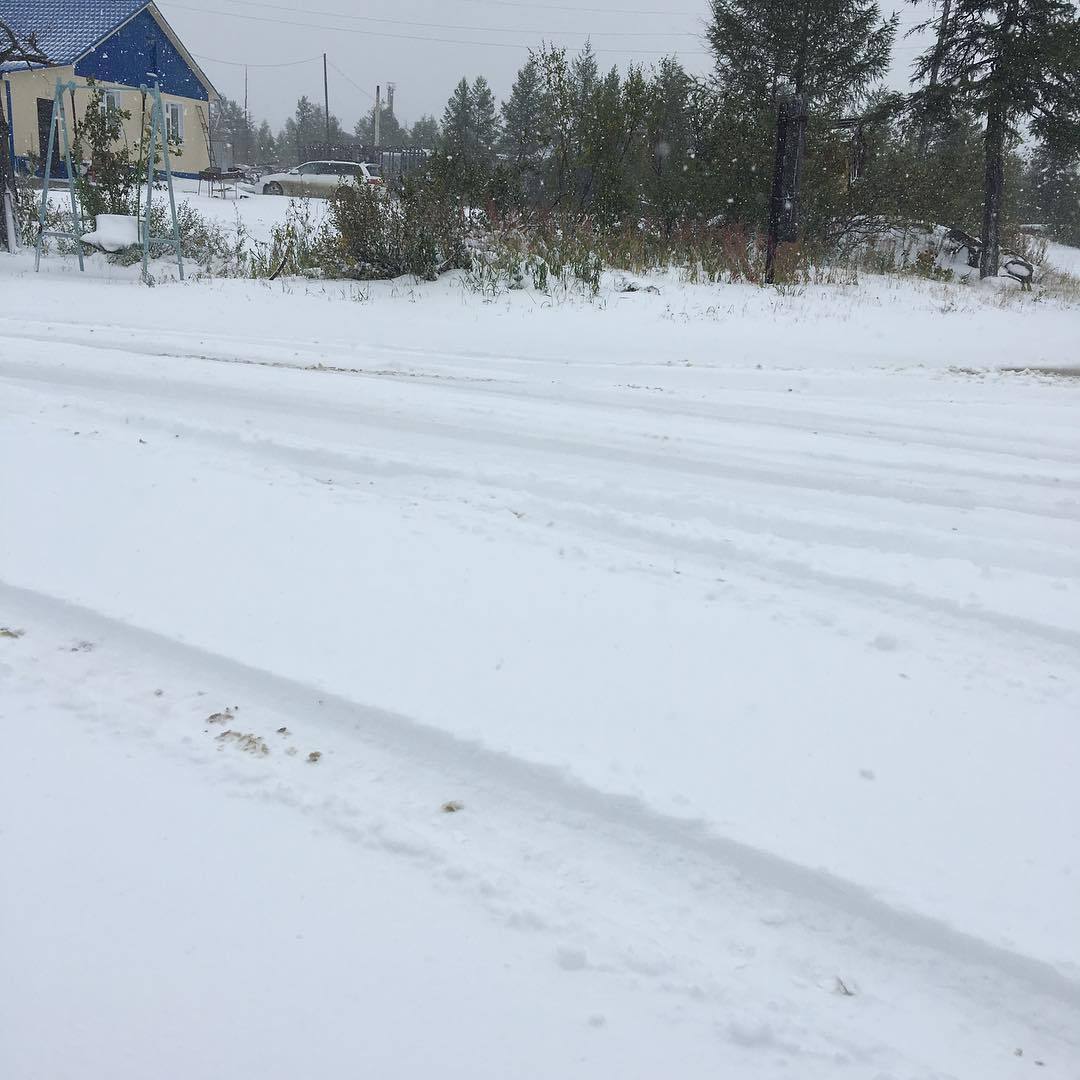 Winter Is Coming! Yakutia August 26, 2017 - Yakutia, Aikhal, , The winter is coming, The photo, Longpost