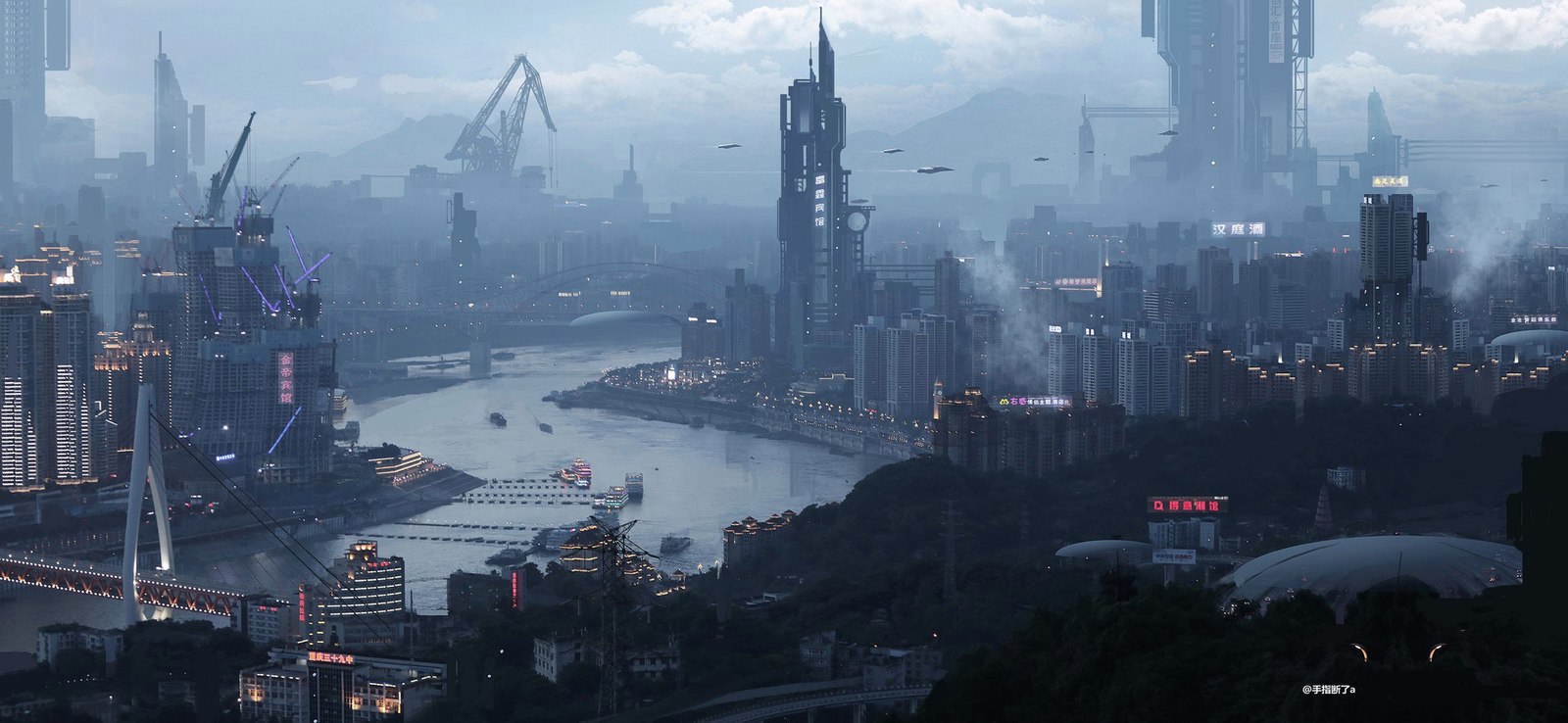 Futuristic Megacities. - , Future, Concept, Longpost