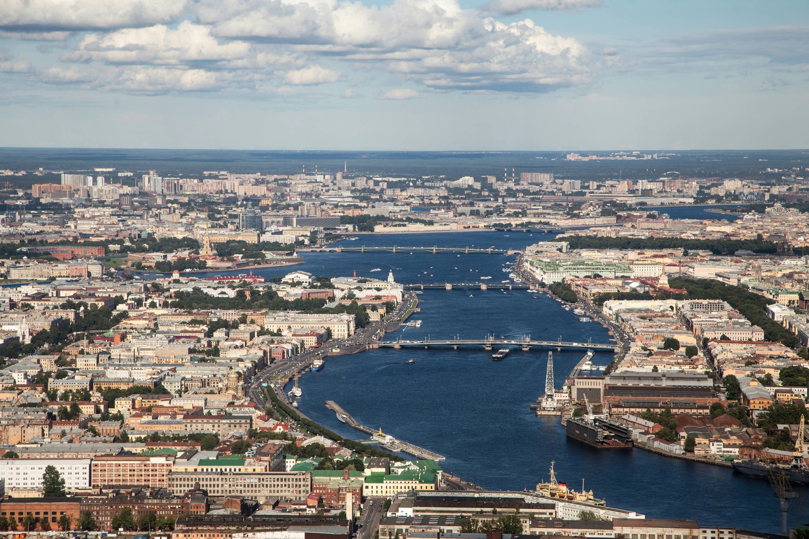 Васильевский остров санкт петербург фото с высоты