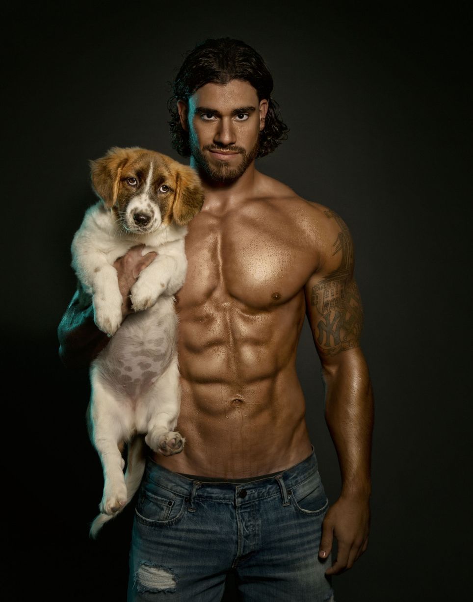 Boys and puppies *_* - Guys, Men, Torso, Muscle, Girls, Milota, Pumped up, Male beauty, Longpost, beauty