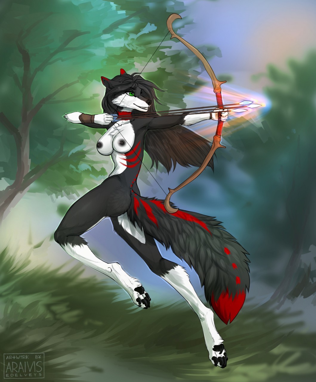 Magic Ranger - NSFW, Furry, Furotica, Araivis-Edelveys, Fox