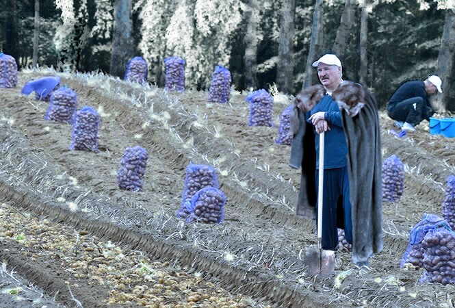 Winter is really close - Alexander Lukashenko, Winter, The winter is coming, Cloak, Photoshop master, Photoshop