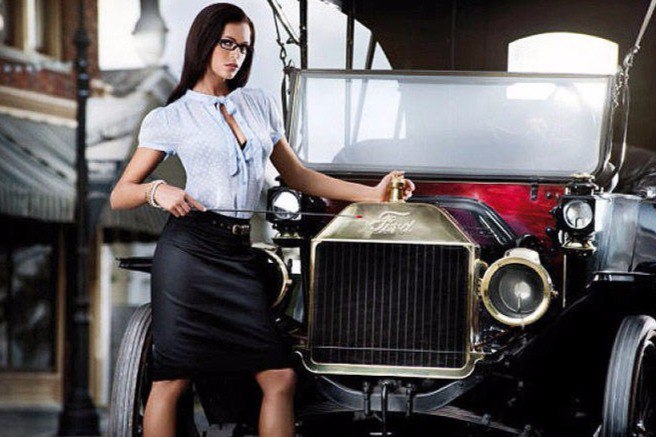 Ford T - Ford Model t, Auto, Car, Girls, Beautiful girl