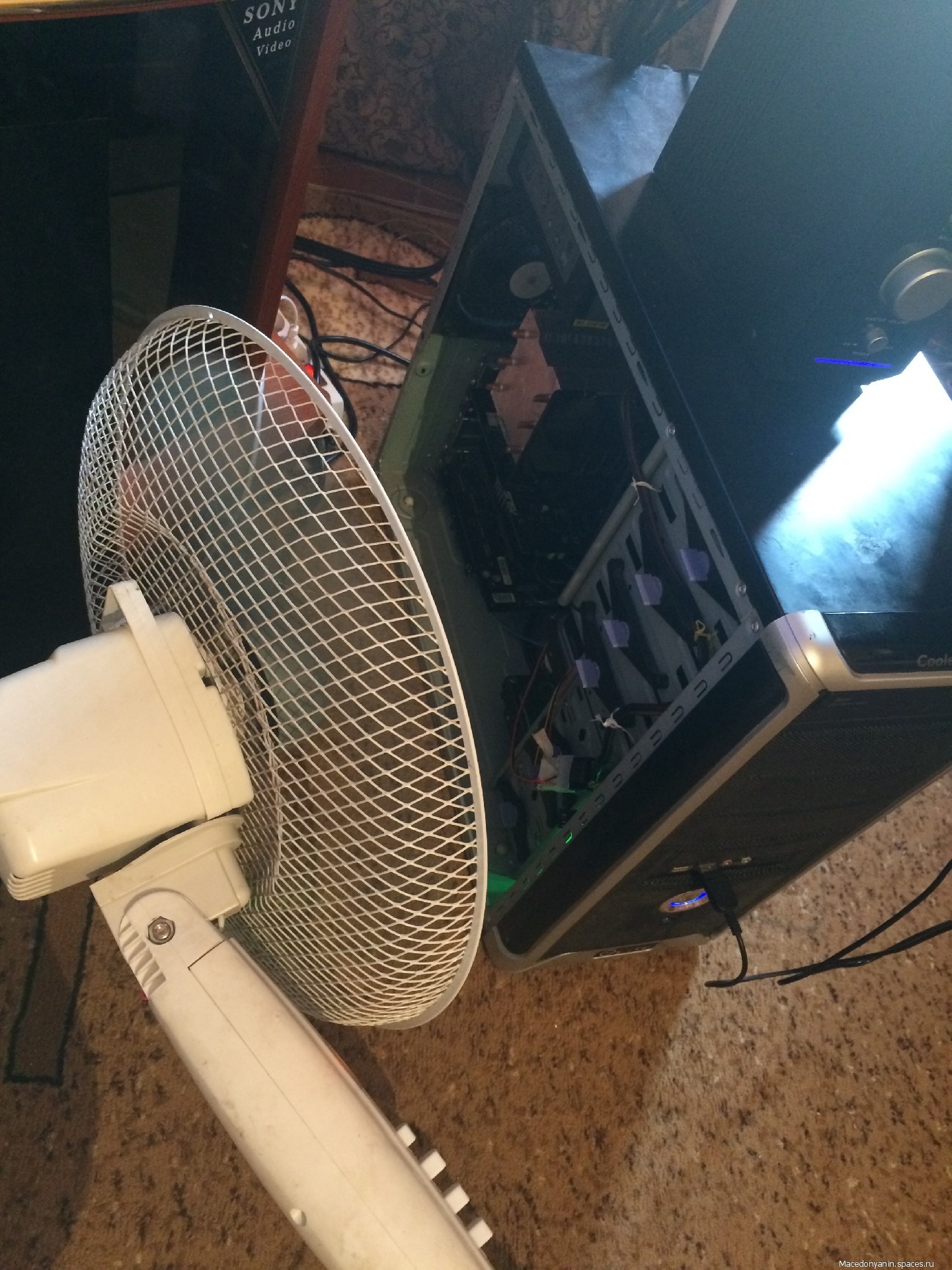 When it gets a little hot... - My, System unit, Heat