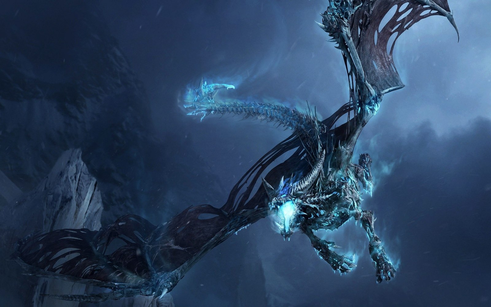 Awakening of Viserion by the Night King and Sindragosa Arthas - King of the night, Viserion, Arthas Menethil, Sindragosa, Ice Dragon, Not mine, Spoiler, Game of Thrones, GIF, Longpost