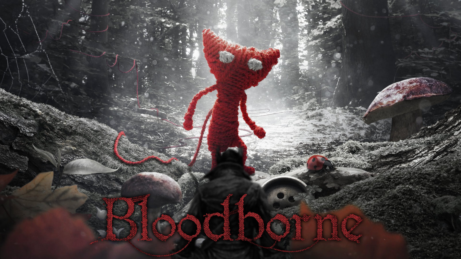 Bloodborne: Unravel - My, Bloodborne, Unravel, Art, Photoshop
