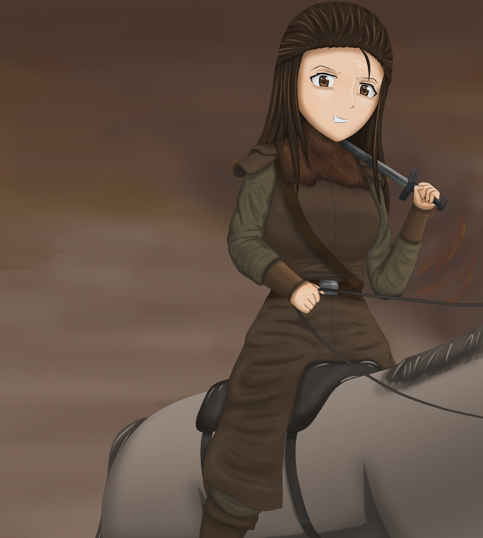 Rider - My, Riders, Anime art, Anime, Rider, Military, Art