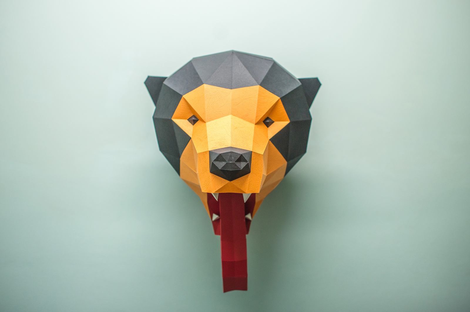 Paper figures, something new - My, Pepakura, Papercraft, Low poly, Handmade, Animals, Trophy, , Longpost