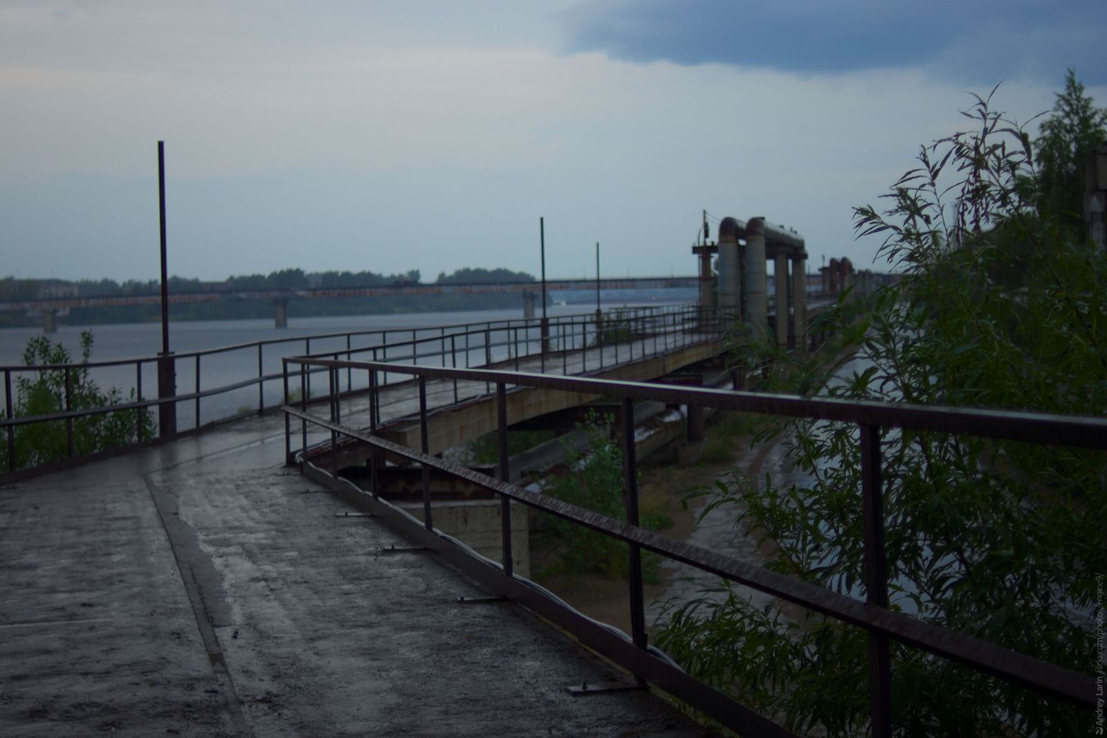 Гроза - Моё, Архангельск, Гроза, Сульфат, Теплотрасса, Мост, Соломбала, Длиннопост