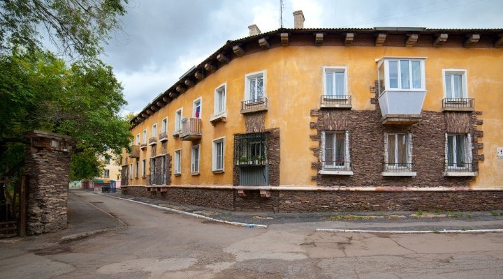 Club History of Magnitogorsk German Quarter of Magnitogorsk. - Magnitogorsk, Photostory, Old photo, German prisoners, Building, Architecture, Real life story, Longpost