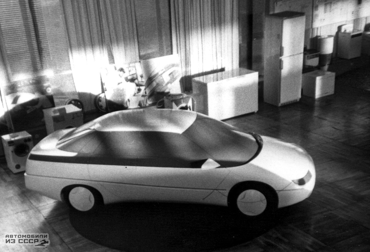 Moskvich-2144 - Soviet concept car with projecting information on the windshield - My, Moskvich, Auto, Istra, Yauza, Concept Car, Longpost