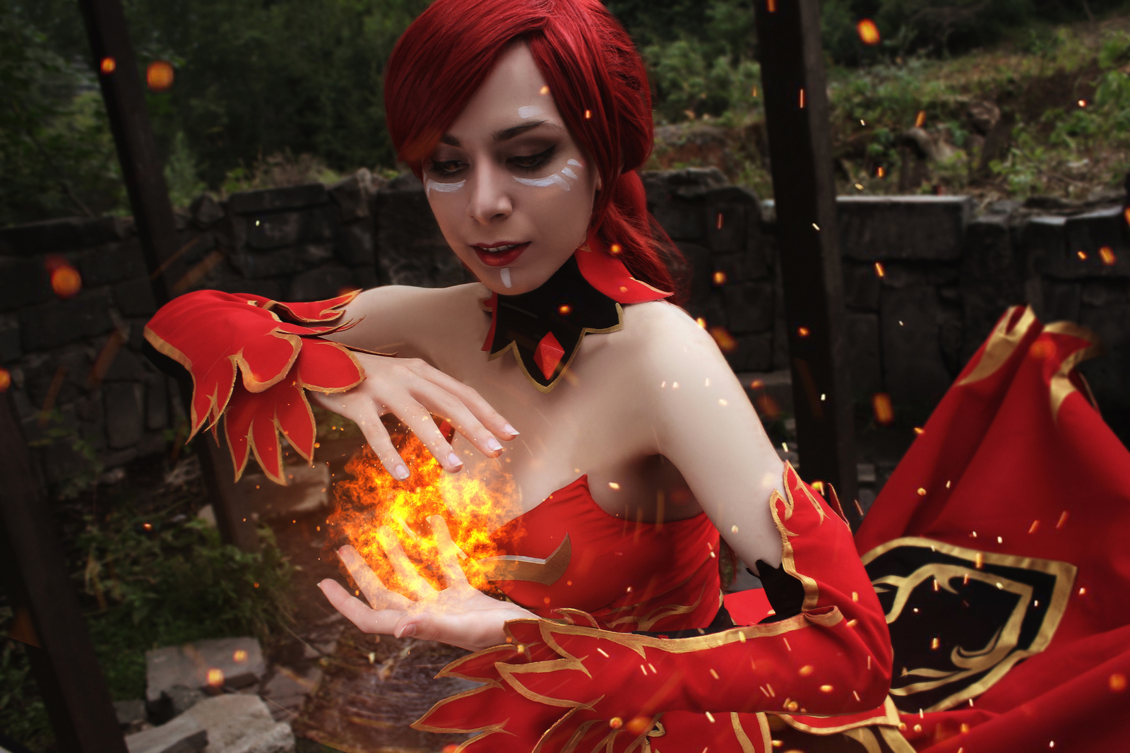 My cosplay on Lina from Dota 2 - My, Cosplay, Russian cosplay, Dota 2, Gamers, Beautiful girl, Gamer Girls, Longpost