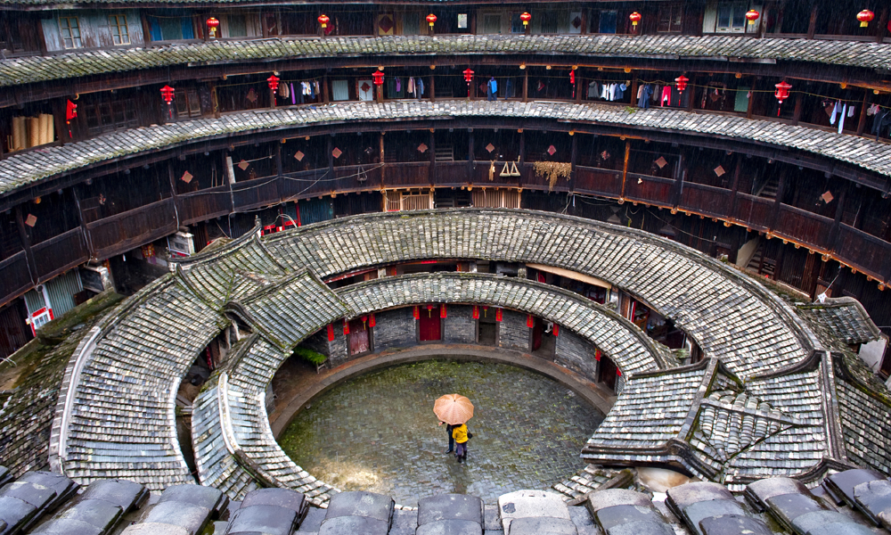 Chinese fortresses tulou - , China, Architecture, , Longpost