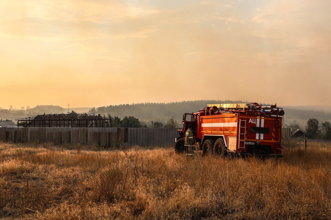 The largest natural fires in Volgograd - My, Ministry of Emergency Situations, Volgograd, Video, Longpost