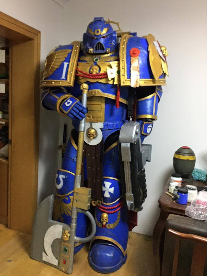 Space Marine Armor - Warhammer 40k, Cosplay, Armor, Space Marine, Ultramarines, Longpost