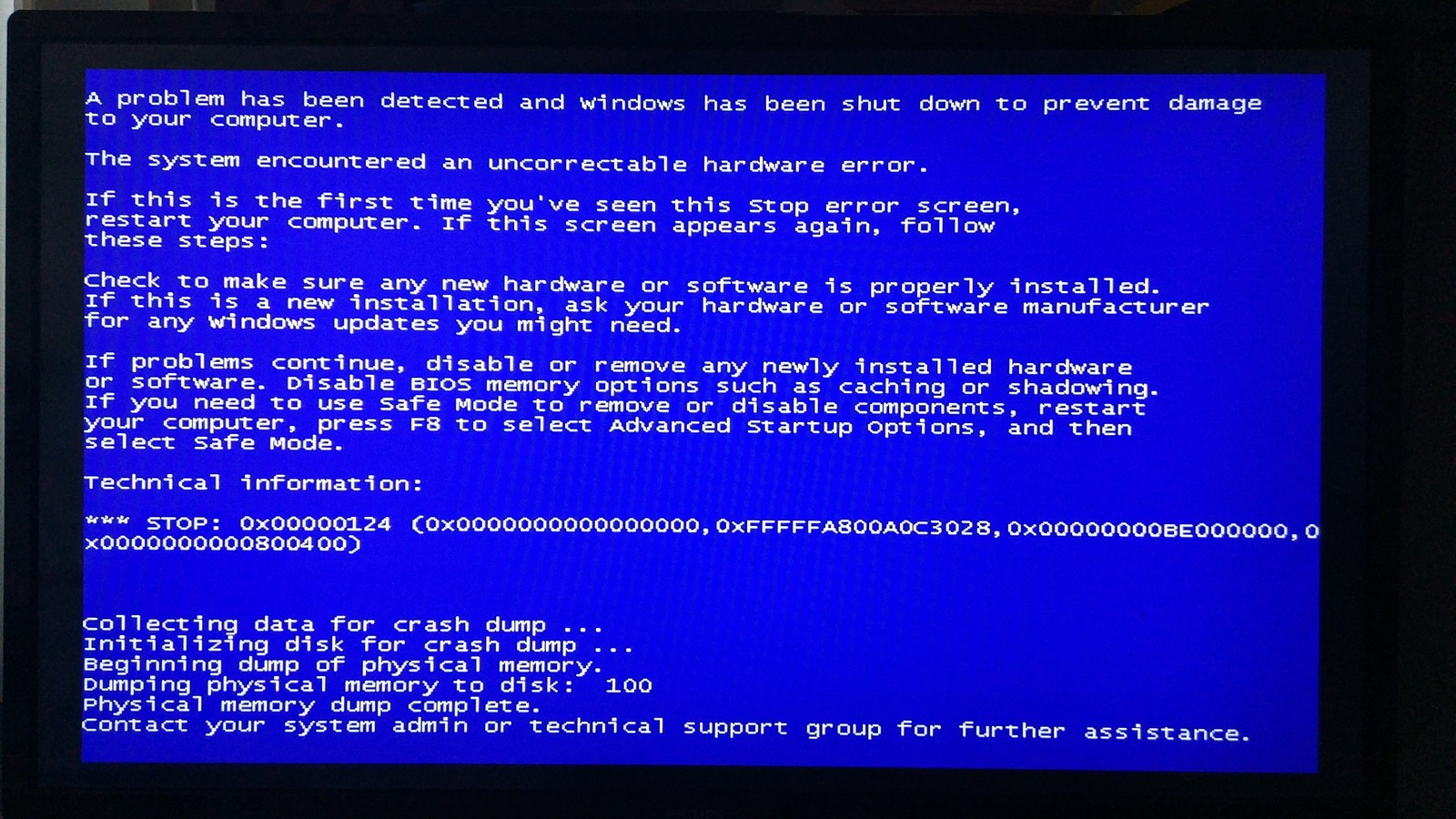 Blue Screen Mystery - My, Blue screen of death, Help, Iron