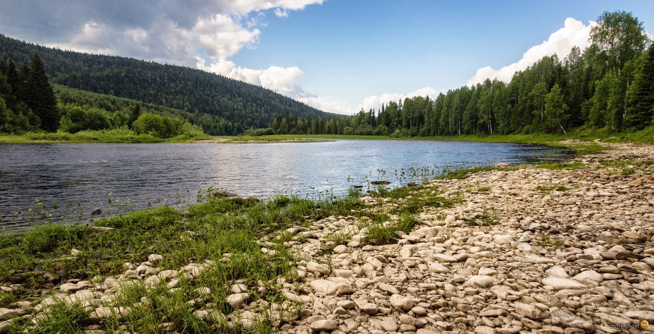 Kosva river. - Kosva, River, Ural, Nature, Russia, beauty, Longpost