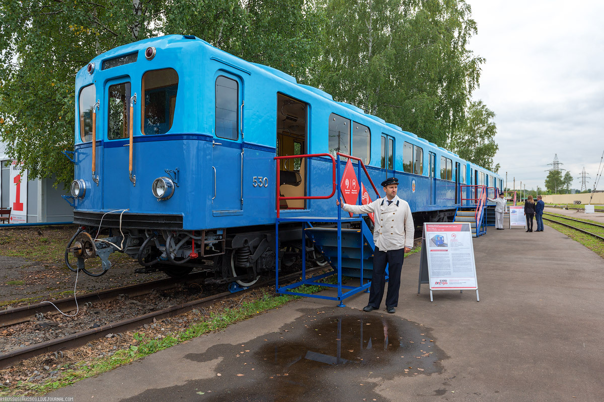 Exposition of railway innovations - A train, Exhibition, Railway, Metro, Russian Railways, Transport, Reportage, Longpost