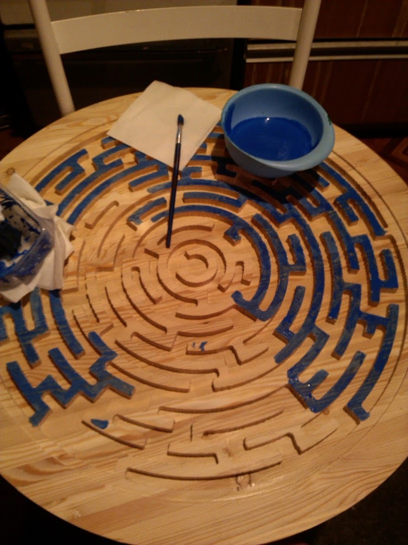 Table LABYRINTH - My, Phosphor, CNC, Cnc, Table, Video, Longpost