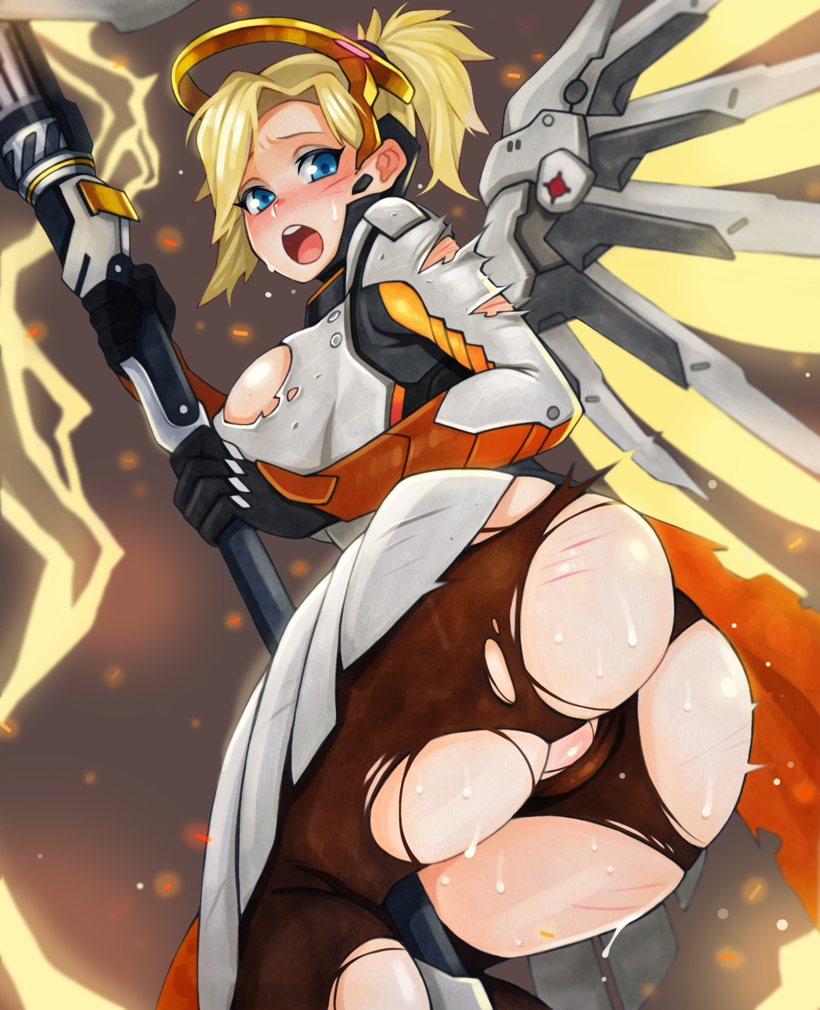 OverEro vol.2 - Angela - NSFW, Overwatch, Overero, Mercy, Длиннопост