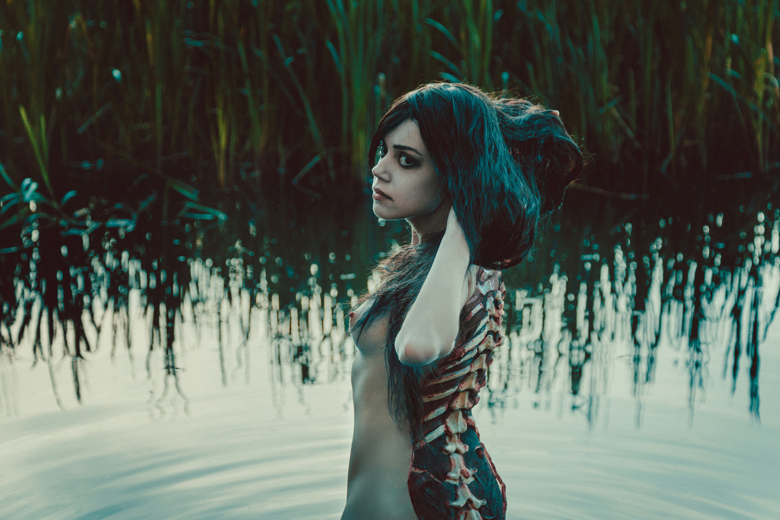 Mavka - NSFW, My, Mavka, Slavic mythology, PHOTOSESSION, Seliger, Longpost