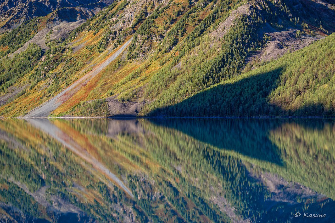 View of the Big Kucherlinskoye Lake in the Altai Mountains. - The photo, The mountains, Nature, Mountain Altai, beauty, Longpost, Altai Republic