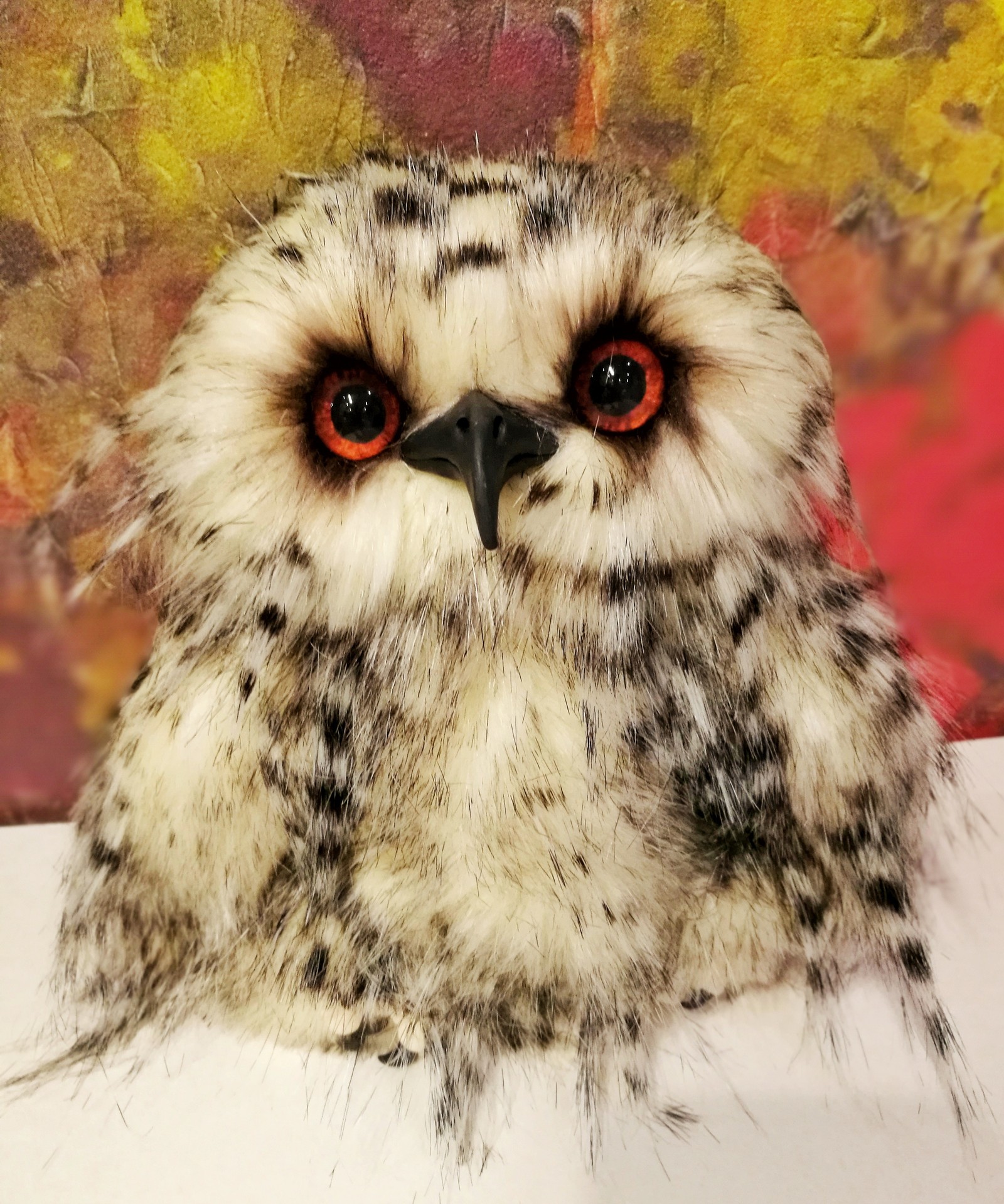 Little autumn owl - My, Owl, Author's toy, Toys, Handmade, Needlework without process, With your own hands, Handmade, Longpost