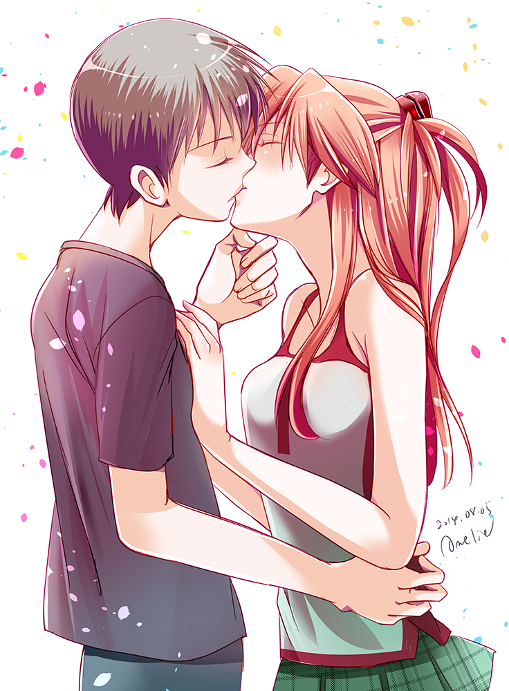 Evangelion - Evangelion, Shinji Ikari, Asuka langley, Anime art, Anime