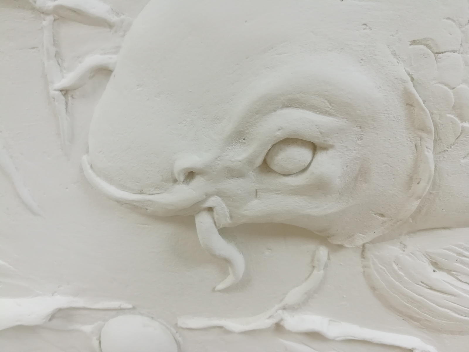 Bas-relief (part 2). - My, Bas-relief, With your own hands, Needlework with process, A fish, Pearl, Octopus, Surprise, Video, Longpost