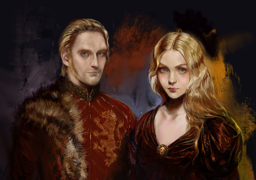 Portraits of the Heroes of A Song of Ice and Fire Author: Bella Bergolts - Game of Thrones, PLIO, , Tywin Lannister, , Longpost