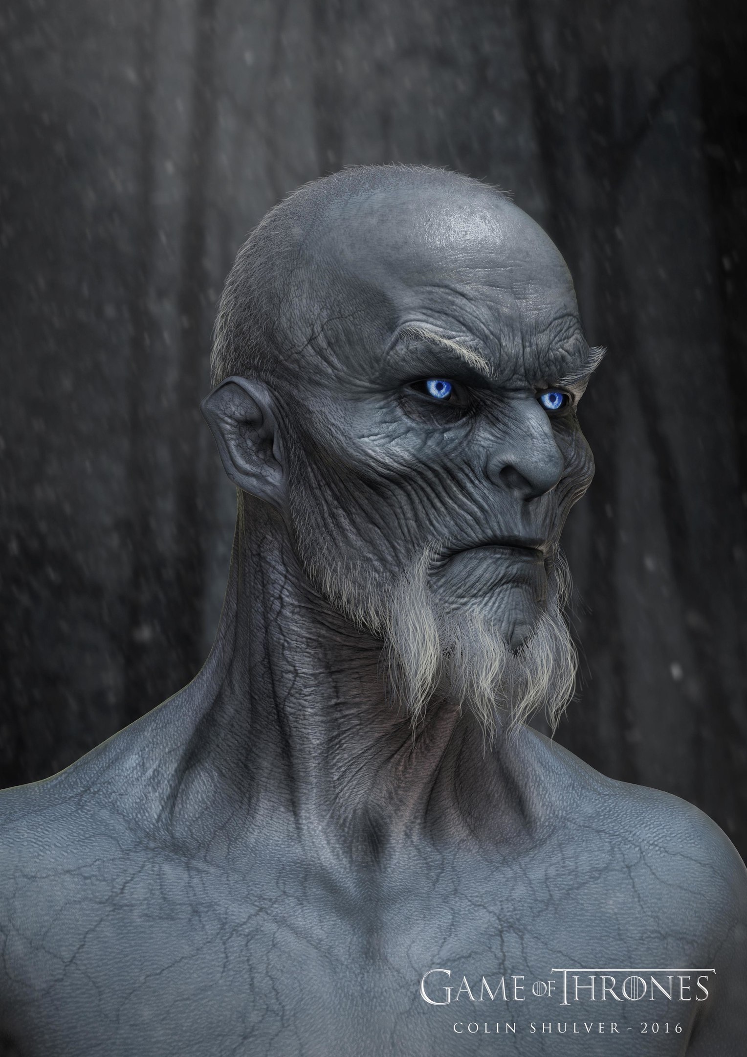 Game of Thrones Season 7 Episode 6 Concept Art by Colin Shulver - Game of Thrones, Spoiler, Art, White walkers, Longpost