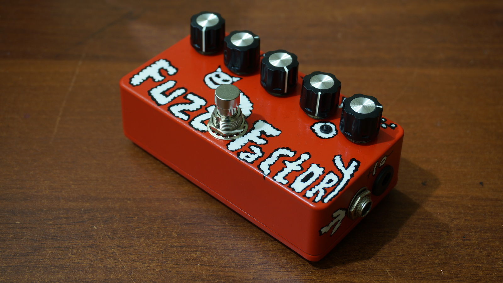 Fuzz Factory - guitar pedal. Hand painting. - My, Dyi, Handmade, Fuzz, Electronic, Pedalshop, Music effects, Guitar pedal, Longpost, With your own hands