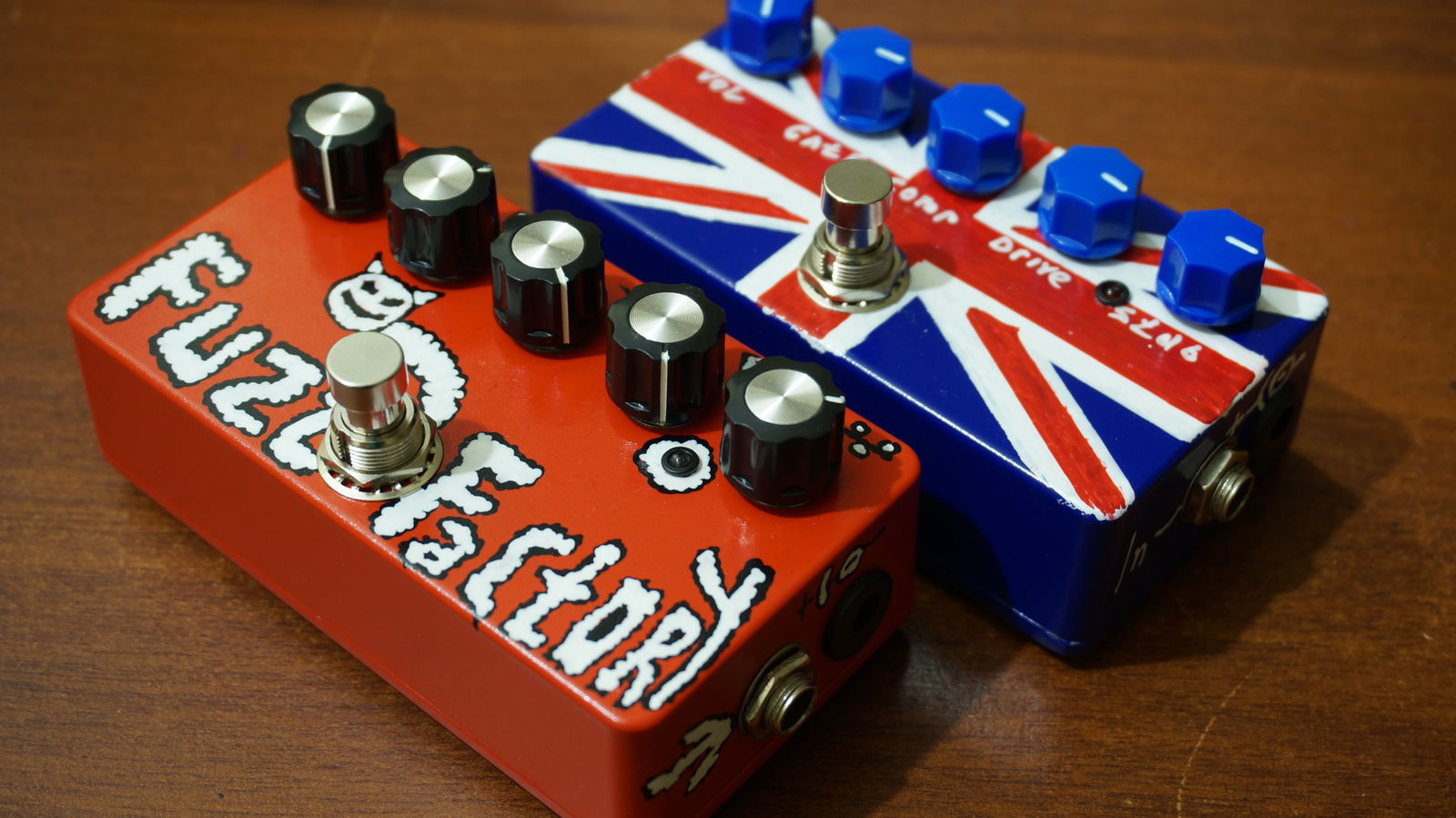 Fuzz Factory - guitar pedal. Hand painting. - My, Dyi, Handmade, Fuzz, Electronic, Pedalshop, Music effects, Guitar pedal, Longpost, With your own hands