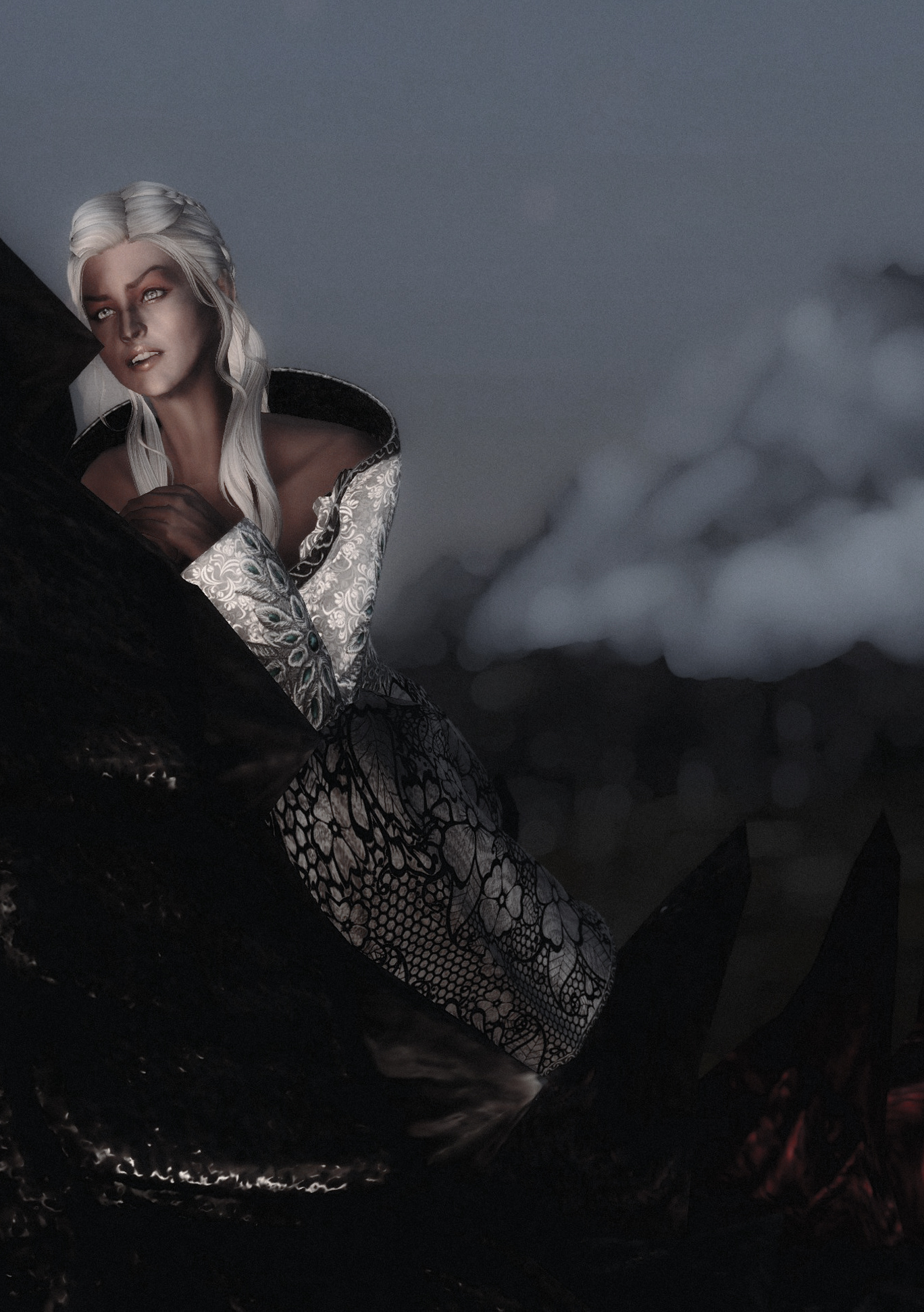 If Daenerys was going to take over Skyrim - My, Skyrim, Screenshot, Longpost