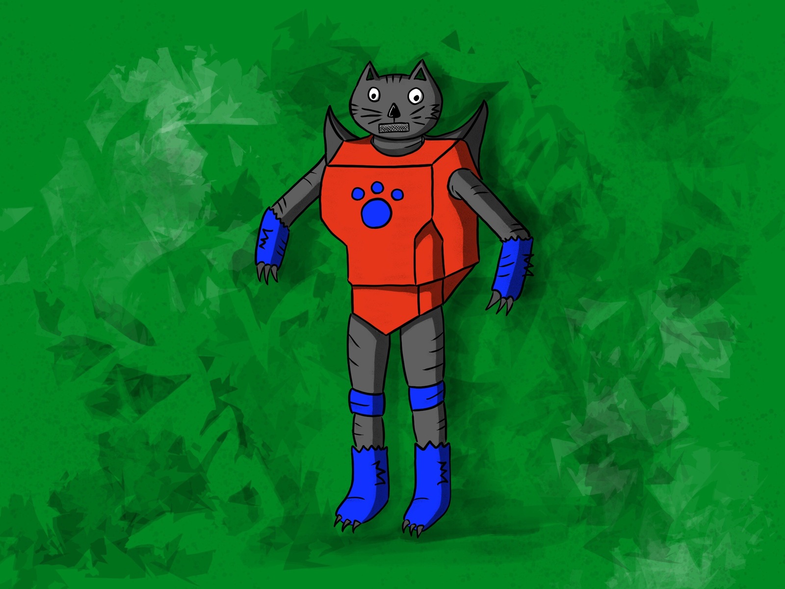 Clawtimus Prime - My, cat, Transformers, Drawing, Art, Images