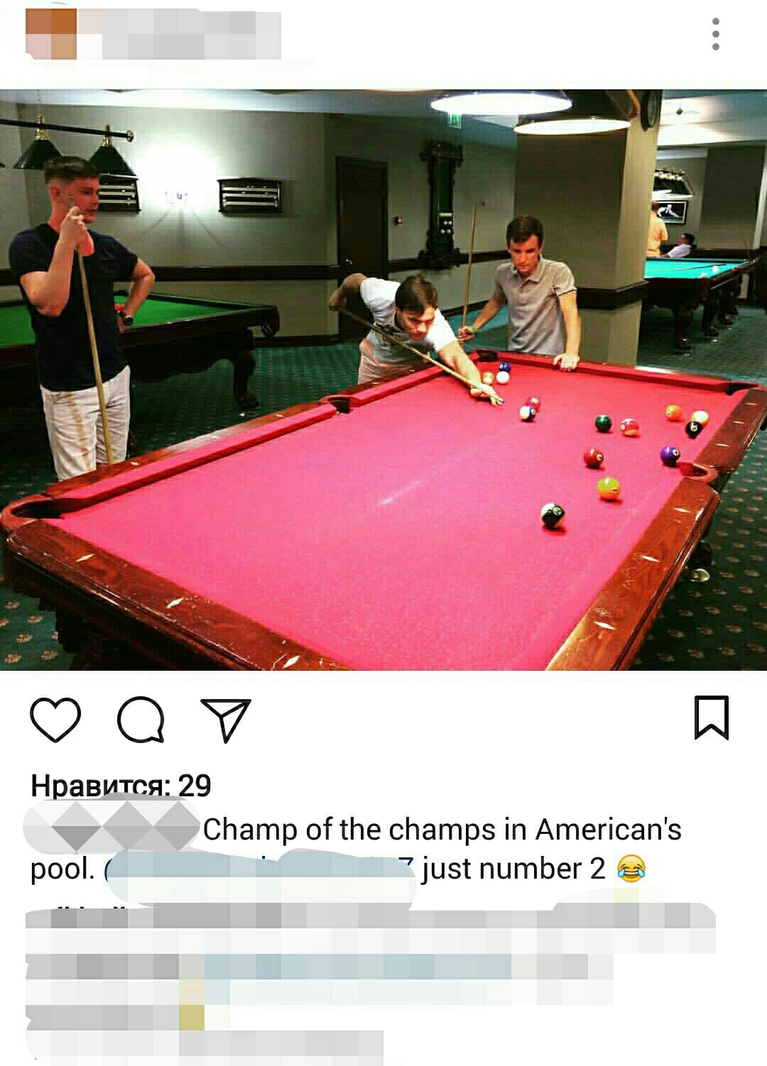 Take a picture, like I'm playing pool - Billiards, Take a picture of the type