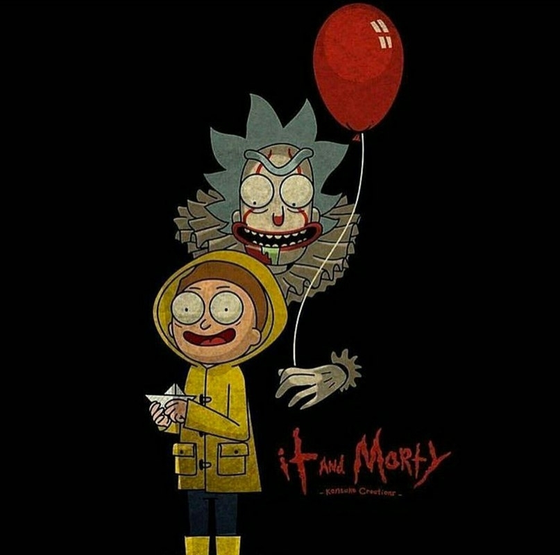 IT and Morty - IT, Rick and Morty, Art