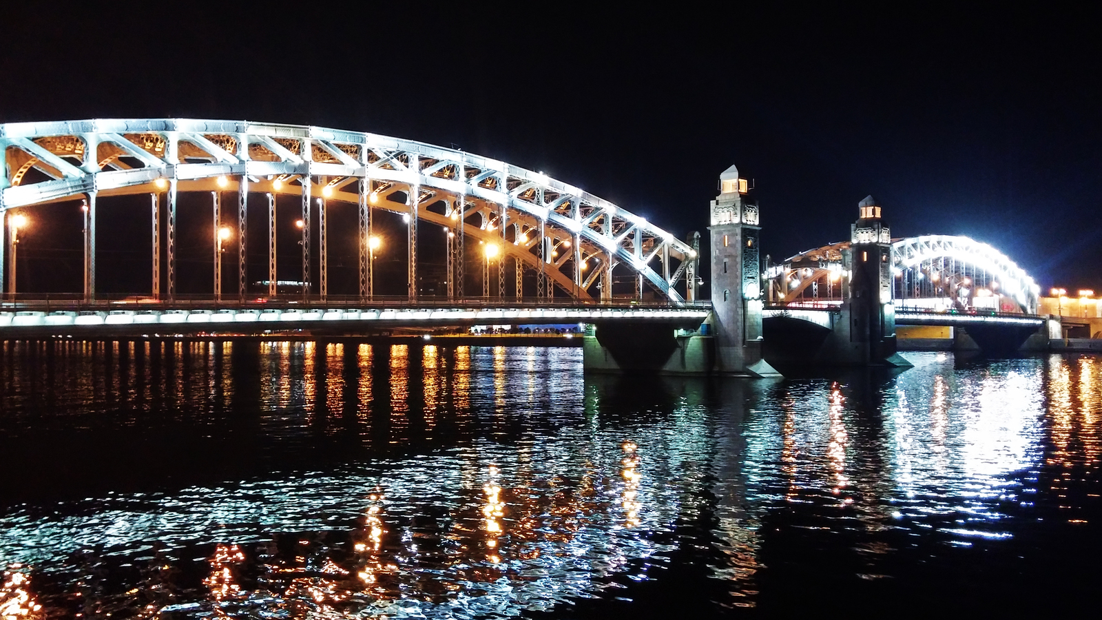 night view - My, Saint Petersburg, Night, Drawbridges, Bridge, Neva, , Savior on Spilled Blood, Griboyedov Canal, Longpost