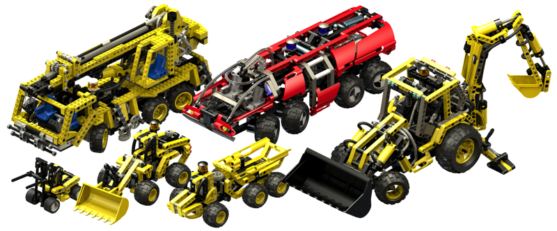 История lego technic (2001-2008) - Моё, LEGO, LEGO technic, Игрушки, История, Гифка, Длиннопост