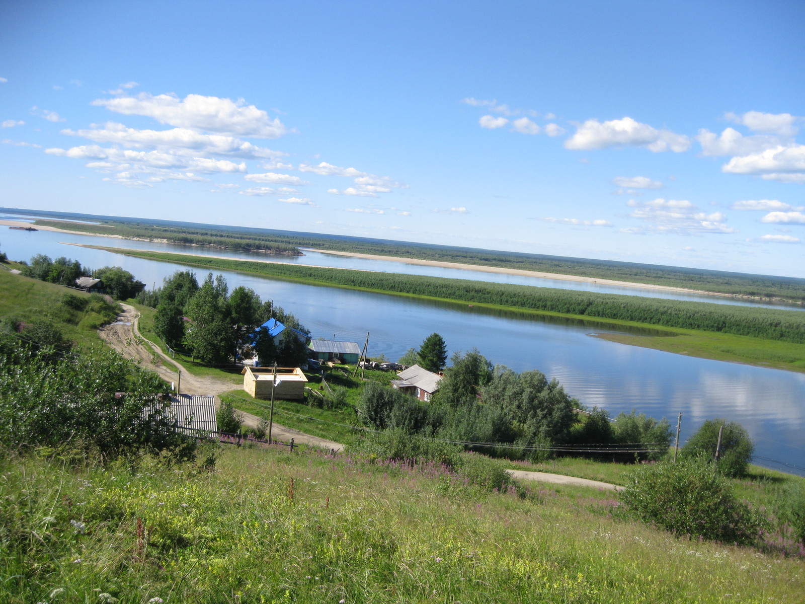 The beauty of the river Pechora - My, River, Pechora River