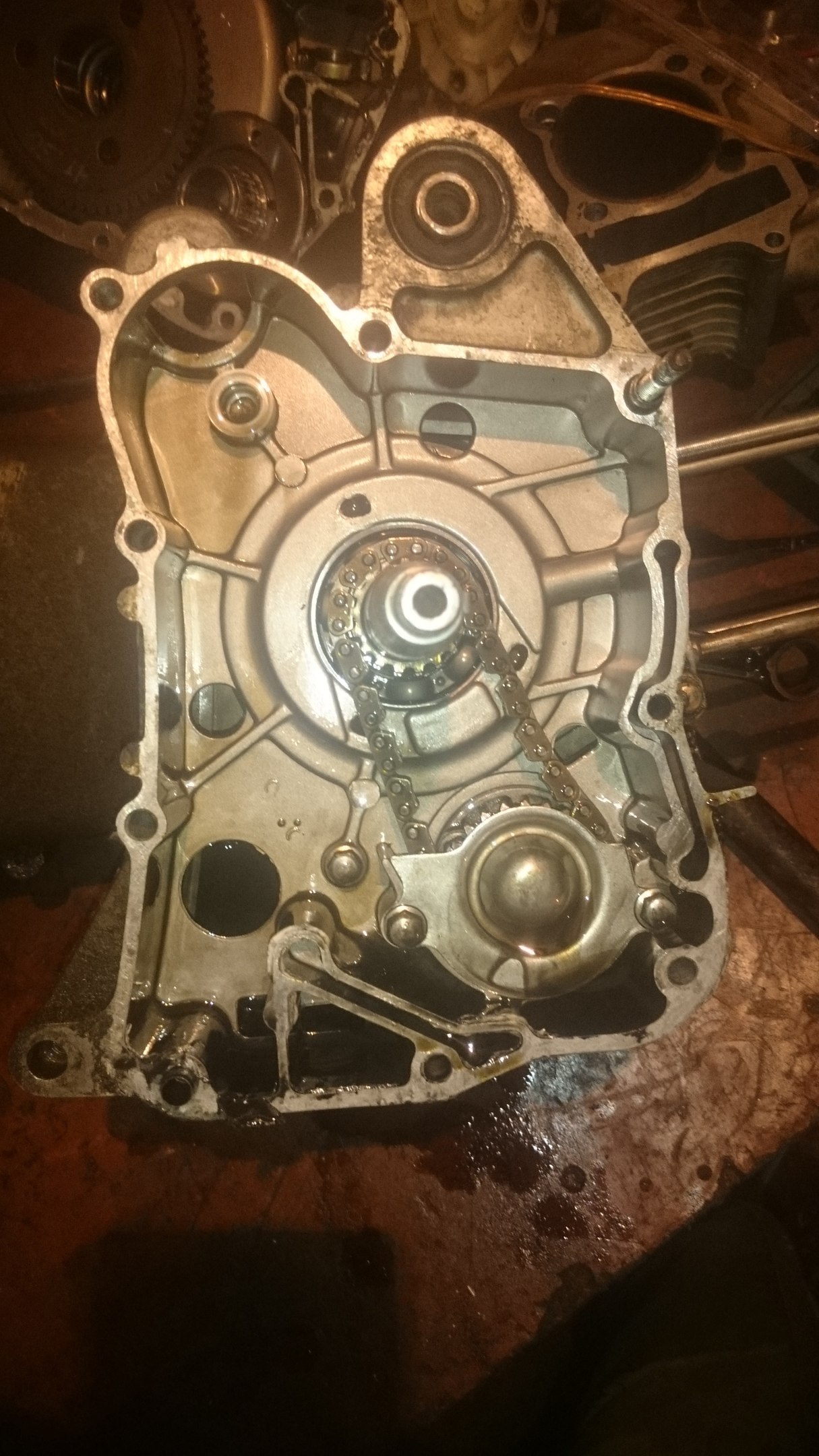 Took the engine apart and... - My, Engine, Mechanics, Sadness, Longpost